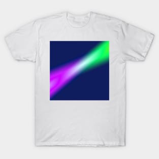 blue white green texture art T-Shirt